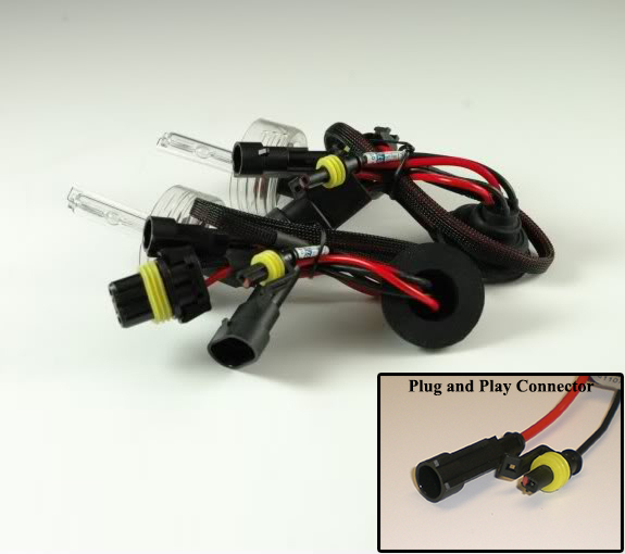 880 35W 6000K Super White HID Replacement Bulbs - 2 Pack For Fog Lights, 12V