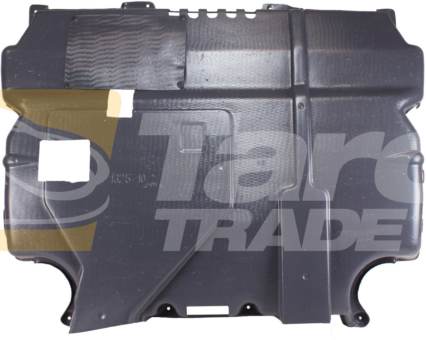 Cache sous moteur Citroen C25 et J5 en acier noir thermolaqué