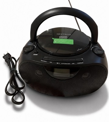 Nextron CB-500BT Bluetooth CD Player Boombox AM/FM Radio USB AUX Tested