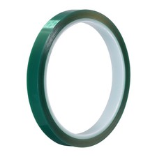 Heat Resistant Tape PET Film Adhesive Tape Green 10mm x 33m 108ft 