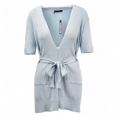 M&S Collection Longline Open Front Short Sleeve Womens Cardigan