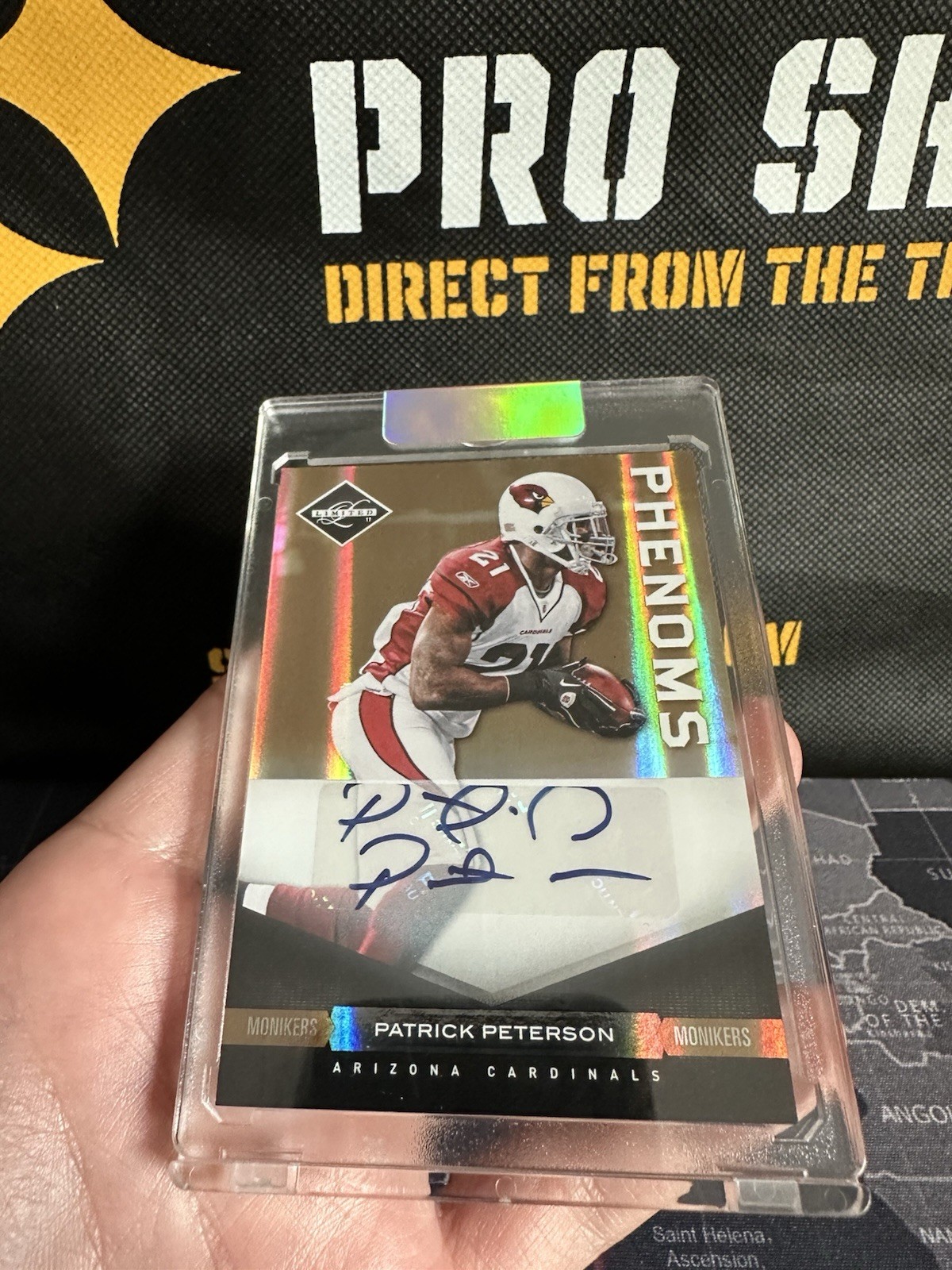 Patrick Peterson Panini Limited #185 Monikers Autograph-Gold