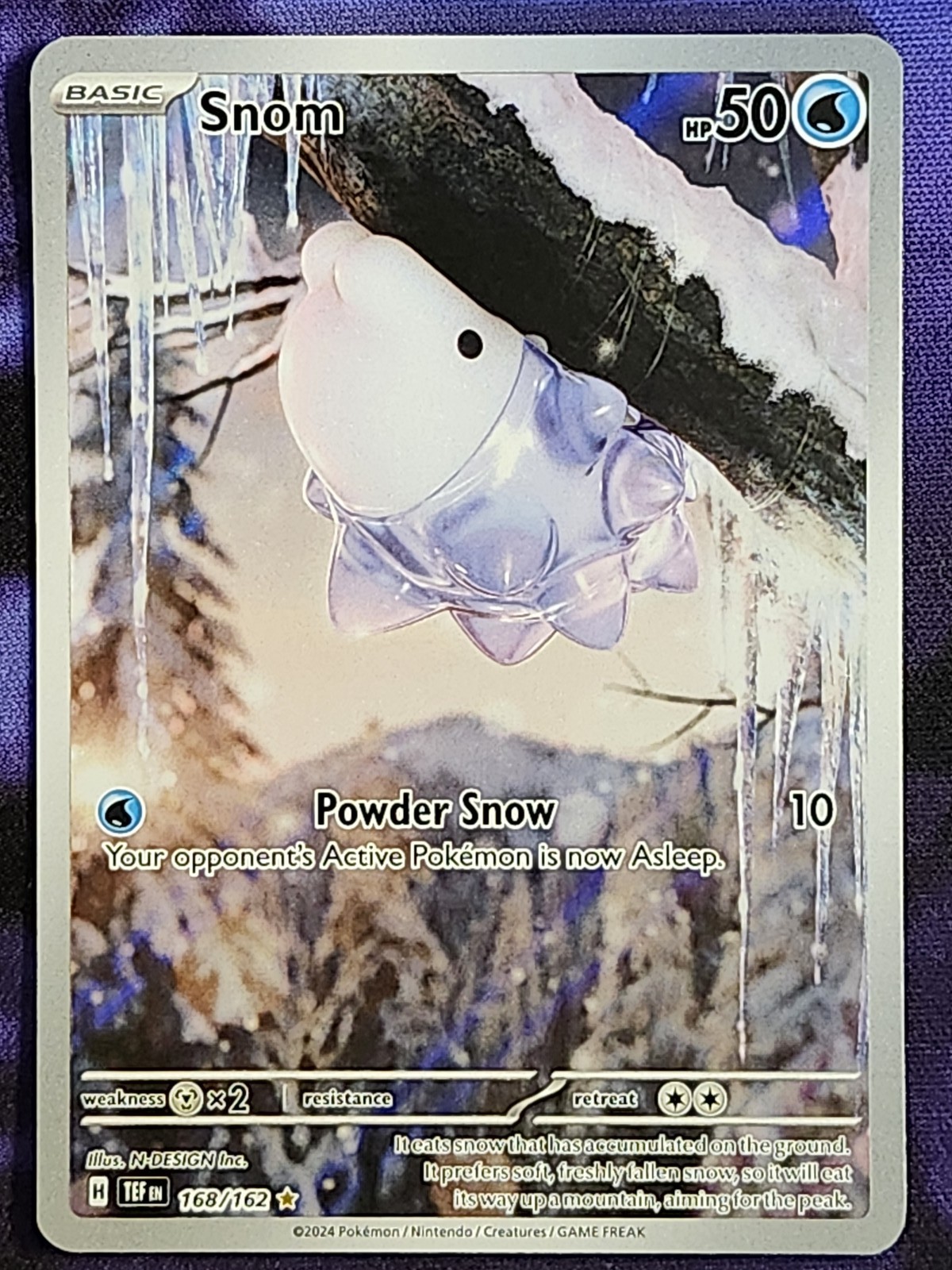 Pokemon Snom 168/162 Temporal Forces TEF