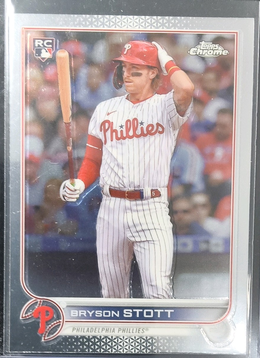 2022 Topps Chrome Update - Rookie Bryson Stott #USC154 Philadelphia Phillies
