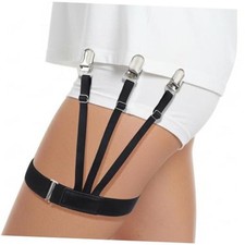 2 Pcs Mens Shirt Stays, Shirts Holders Belt, Adjustable Elastic Shirt Holders
