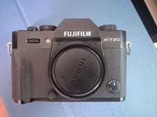 FUJIFILM X-T20 Black 24.3MP Mirrorless Digital Camera Body Only Touchscreen