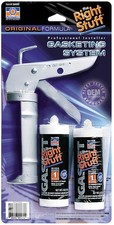 Permatex 99070 The Right Stuff Gasket Maker 5 Oz  2 Pack With Caulking Gun