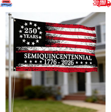 250th Anniversary American Flag 3x5 Ft Double-Sided, 1776-2026 USA 250 Years ...