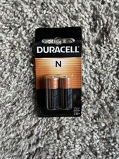 Duracell N 1.5V Alkaline Battery, 2 Ct Pack, LR1 E90 MN9100, NEW 09/2029 Exp