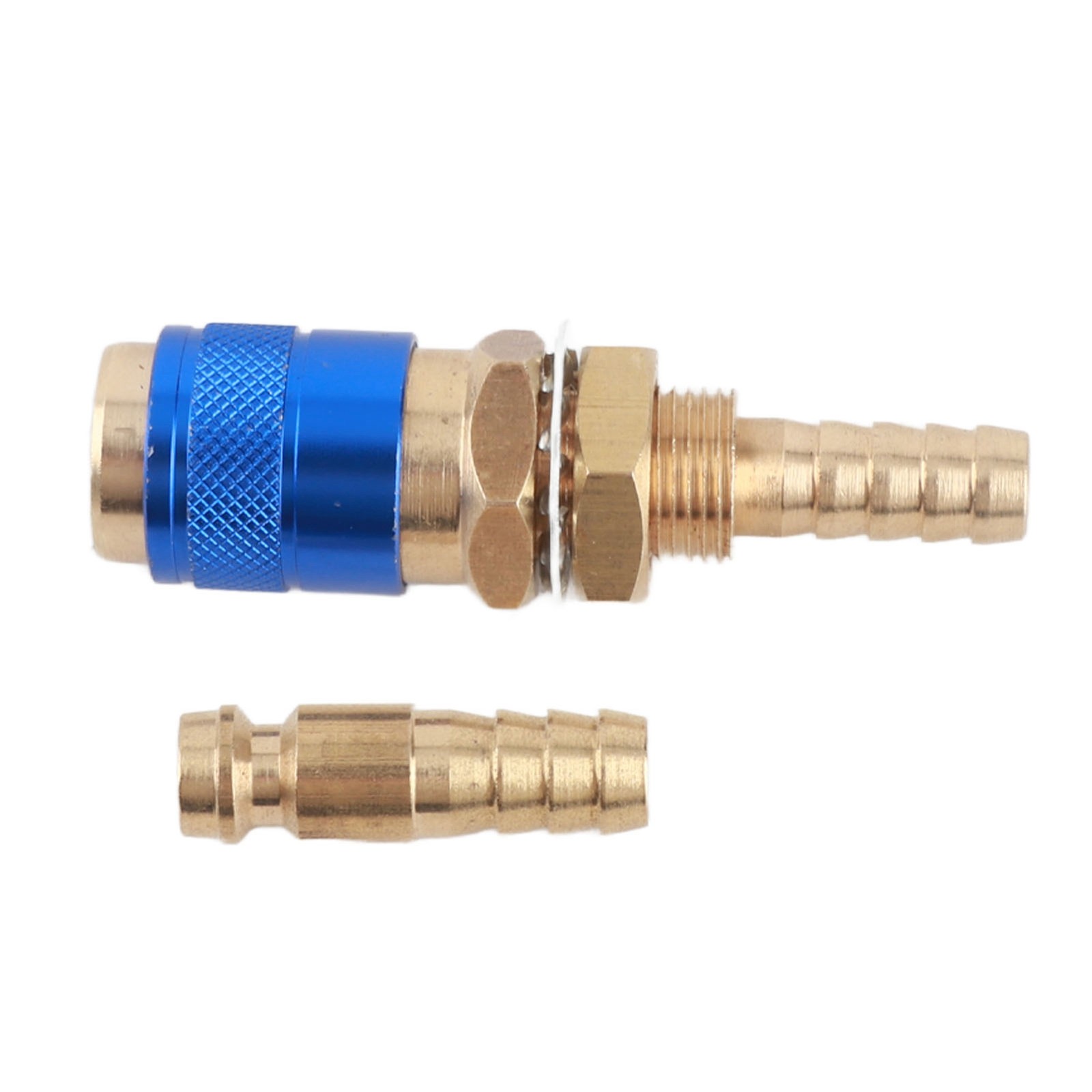 8mm Torch Hose Adapter Brass Connector Quick Coupler Fitting Kit For MIG TIG