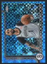 2025-26 Topps Chrome D'Angelo Russell #79 Blue X Fractor Wizards Legend SSP 