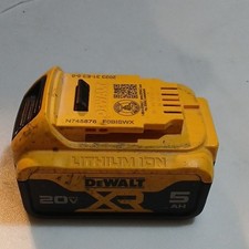 DEWALT XR 20V 5Ah Lithium-Ion Power Tool Battery Yellow N745876 for Power Tools