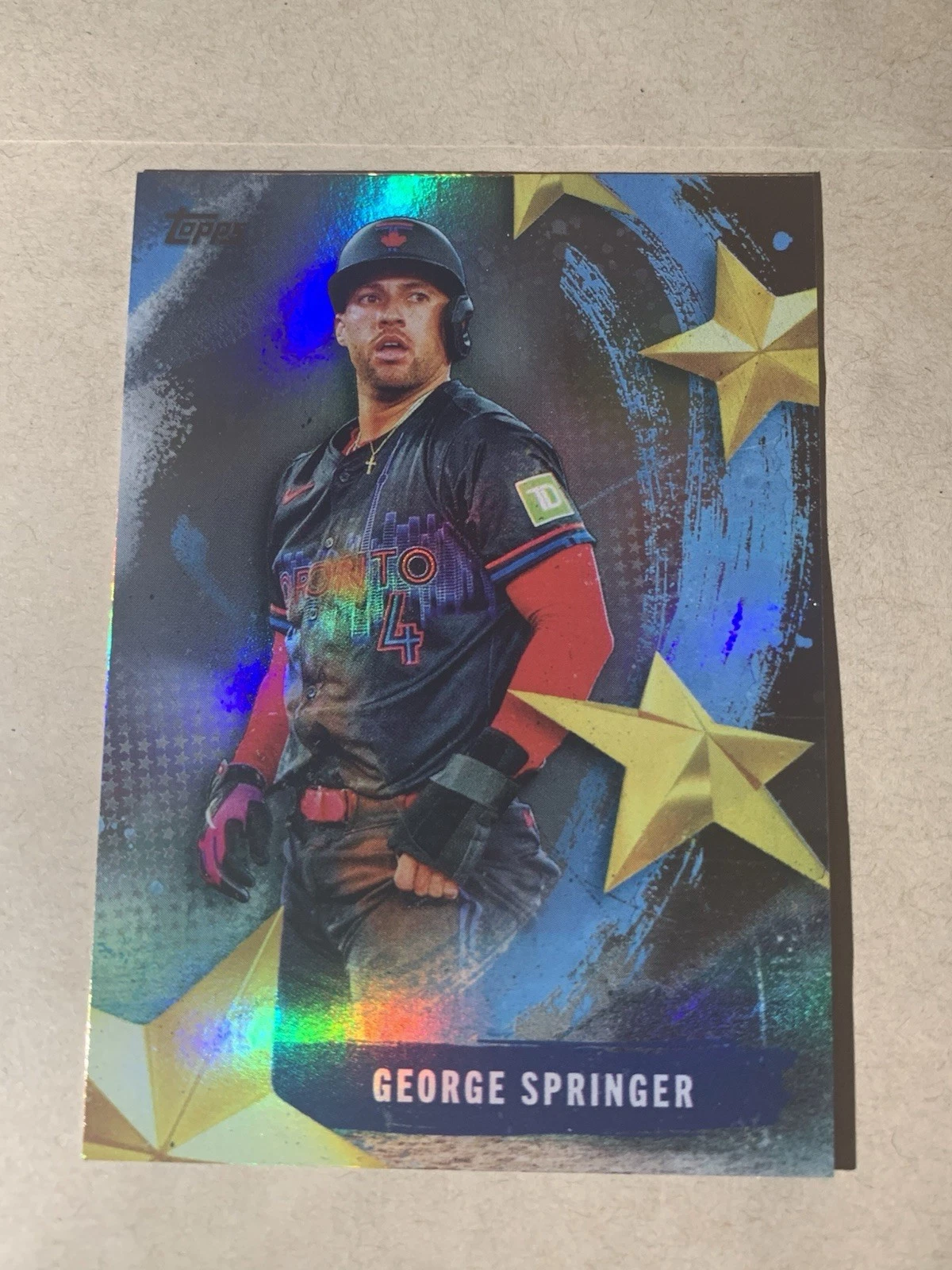 2025 Topps Stars of MLB George Springer Toronto Blue Jays #SMLB-56