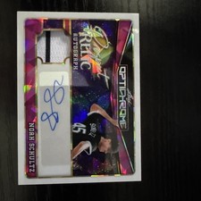 2025 Leaf Optichrome Noah Schultz Prospect Relic Auto And Patch Pink 4/8
