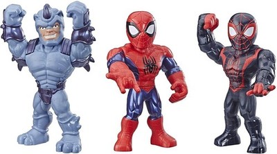 Playskool Heroes Mega Mighties Marvel Super Hero Adventures Web Warriors 3...