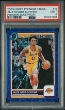 2023 PANINI HOOPS PREMIUM STOCK #19 JALEN HOOD-SCHIFINO 7/25 PSA 9