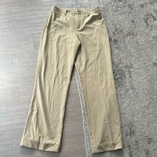 Nine West Women's Light Khaki Dress Cyndi Straight Leg Pants Sz 4