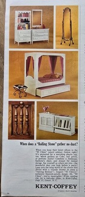1965 Kent-Coffey El Chico Record cabinet alcove bed vintage ad