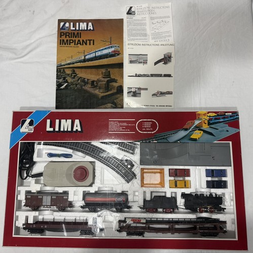 Train Set Lima HO 106201 T treno a vapore Pari Al Nuovo Anni 80 Primi Impianti  | Condition: Usato