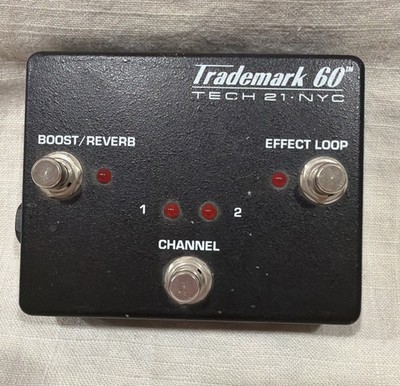 Trademark 60 Tech 21 NYC 2-Channel Footswitch Boost/Reverb Effects Loop, Good