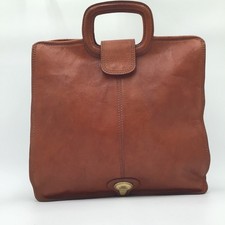 Borsa a mano in Pelle Porta documenti/PC The Bridge Vintage 80s Made In Italy 