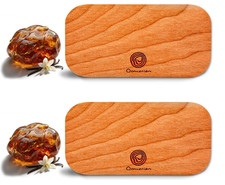 Car Air Freshener - Wood Air Freshener for Visor Clip Variety Scent Refill