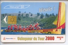 DOM-TOM TELECARTE / PHONECARD .. ILE MARTINIQUE 50U VOILIER BOAT YOLE CHIP/PUCE