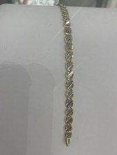 750 GOLD Armband In Bicolour 4,8gramm.Gelbgold/Weissgold.Neues Armband+Etikett