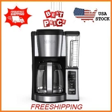 Ninja 12-Cup Programmable Coffee Maker CE250, 2 Brew Styles, 60oz, Black/Silver
