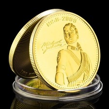 Michael Jackson Coin. King Of Pop. Collectable. Beautiful Commemorative Coin MJ