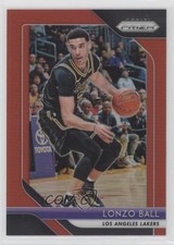 2018-19 Panini Prizm Red Prizm 57/299 Lonzo Ball #294 hs9
