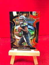 2025 Panini Select - Concourse Jalen Milroe #14 Red & Blue Shock Prizm (RC)