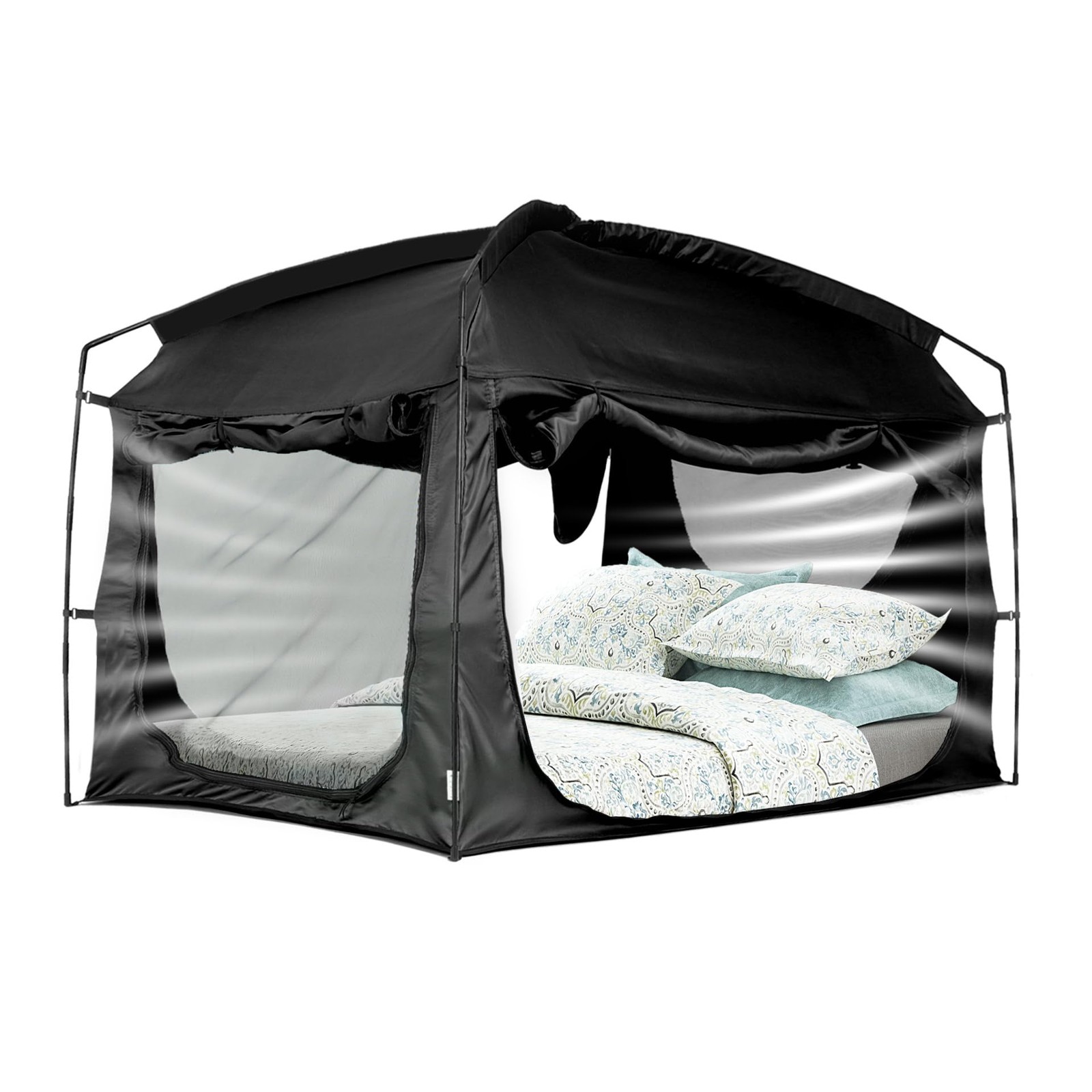 Bed Tent,Portable Privacy Sleeping Bed Canopy,Blackout 90 Dr