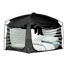 Bed Tent,Portable Privacy Sleeping Bed Canopy,Blackout 90 Drapes for Kids and...