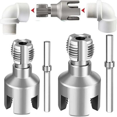 Gewindeset - integriertes Rohrgewindewerkzeug für PVC-Rohre - einfache Anwendung