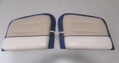 1997 Glastron SE 175 Boat Rear Starboard Right Port Left Stern Seat Cushion Set