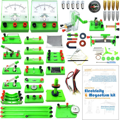 School Physics Labs Basic Electricity Discovery Circuit and Magnetism Experiment