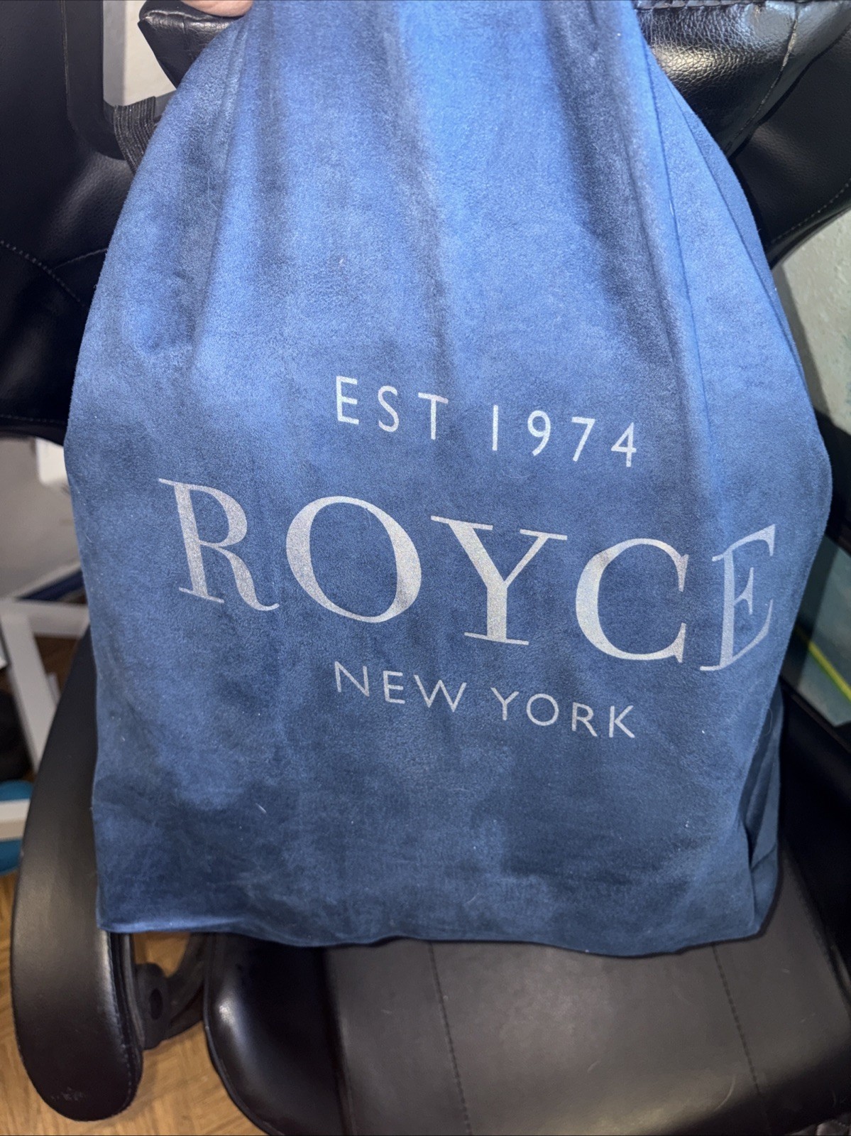 Royce New York Black Pebble Leather 13&Prime; LAPTOP BACKPACK