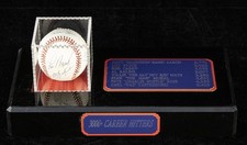 3000+ CAREER HITS - AUTOGRAPHED SIGNED BASEBALL WITH CO-SIGNERS