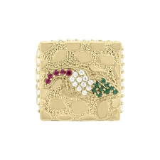 Italy Nugget Ring - 10K Yellow Gold