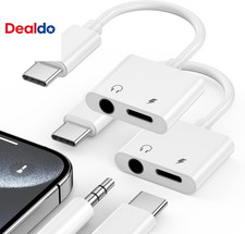  Mfi Certified Iphone 17 Headphone Adapter, 2 Pack USB Type C to 3.5 Mm Headpho