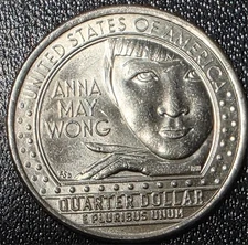 2022 P Anna May Wong Quarter Errors