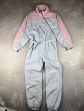 Vintage 70s 80s Vdev France Winter Ski Snow Suit Jumpsuit Womens 42 L-XL
