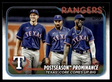 2024 Topps Postseason Prominance (Corey Seager / Marcus Semien / Adolis Garcia)