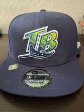 NEW ERA 9FIFTY Hat Snapback MLB Tampa Bay Rays Batting Practice