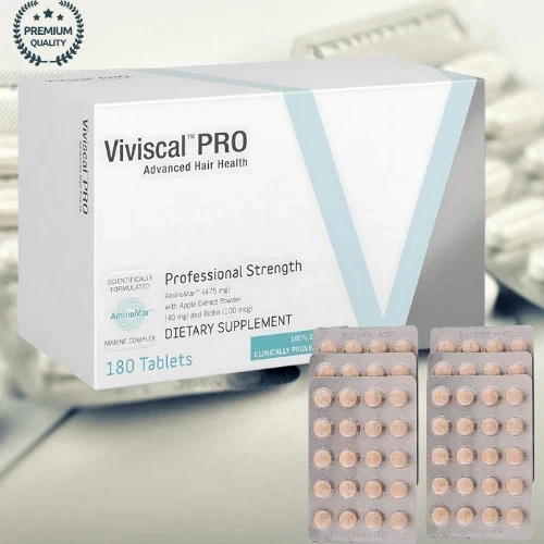 VIVISCAL PRO - Comprimidos Profesionales para el Crecimiento del Cabello 180 Exp. 12/2027 (PACK DE 2) Foto 2 de 4