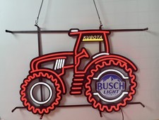 US STOCK Farm Tractor Light Vivid LED Neon Sign Lamp With Dimmer Handmade 30