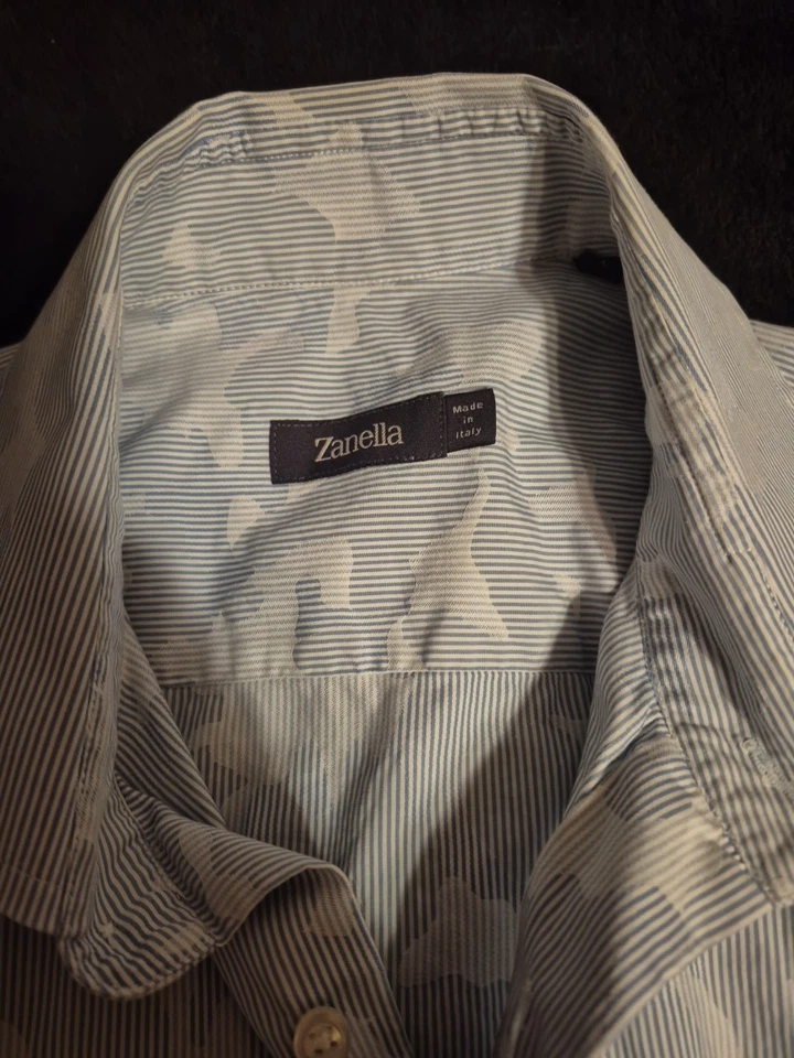 Vestido Zanella Manga Larga con Botón Delantero Talla Grande, 100% Algodón Foto 4 de 4