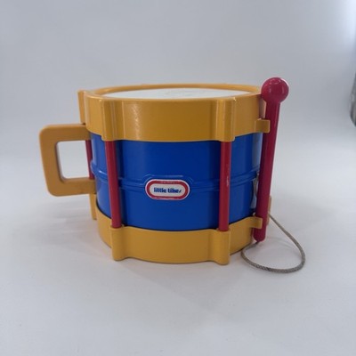 Vintage 90s-00s Little Tikes Tap A Tune Drum Spin Toddler Baby Toy Fast Shipping