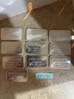 10 ENGELHARD 1 OZ. .999 FINE SILVER BARS